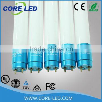 2015 Hot sale T8 led glass tube 9w 60cm 800lm 3 years warranty