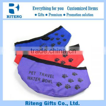 Wholesale portable folding dog bowls collapsible pet bowl