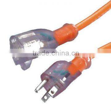 UL standard clear extension cord