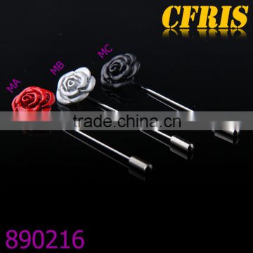 Wholesale Romastic multi-color rose lapel pin
