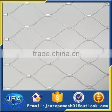 Stainless steel ferruled wire rope mesh