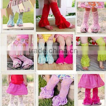 JPANTS150406 flower girl lace leg warmers 2015 0-6Years