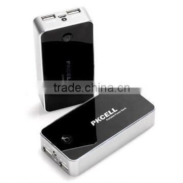 High Capactity Mobile Power Bank/Mobile Charger 9600mAh,Two USB,6 Connectors, for iPhon ,iPad, L-G, SAMSUN, NOKI,HT