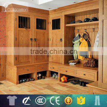 Modern indian wood wardrobe closet design of special style