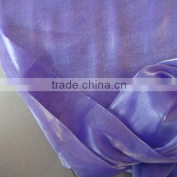 purple color korean organza making for dress