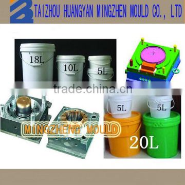 china huangyan 5L injection paint bucket mold manufacturer