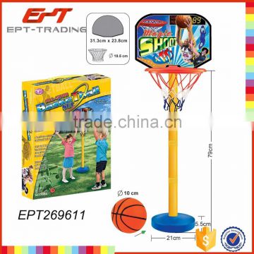 Vertical basketball hoop mini basketball pole game toy