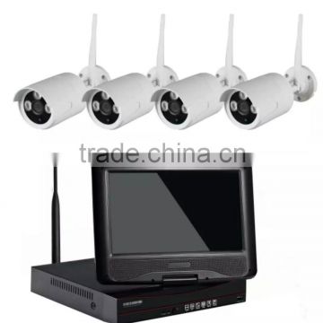1080P 8ch 10.1 inch LCD Wireless NVR System Kits
