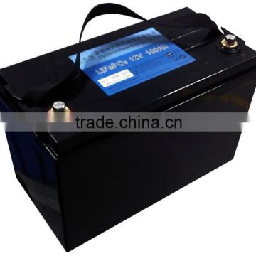 Deep cycle rechargeable battery real capacity 100Ah 12V new energy LiFePo4