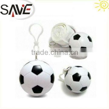 Disposable Football Raincoat with Key Ring