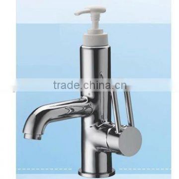 High Quality Taiwan made stainless steel compact Bathroom Liquid Soap Dispenser faucet