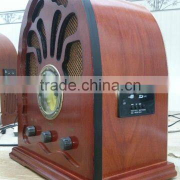 antique wooden speaker Radio fm christmas gifts