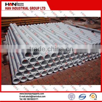 DN125*3m Reinforced Concrete Pump Pipe 2+2 mm thickness ST52 steel pipe Putzmeister spare parts