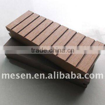 Wood Fiber + HDPE WPC Composite Solid Outdoor Decking Timber