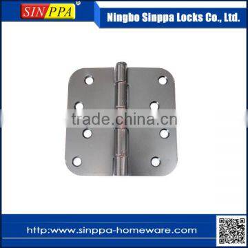 SPG-003AF 4inch Heavy Duty Flat Head Steel Cabinet Round Corner Furniture Door Hinge