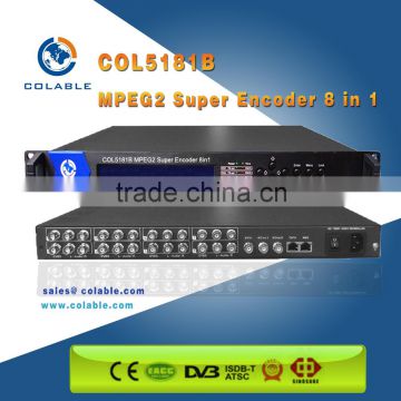 COL5181B digital tv 8 channels h 264 sd encoder price