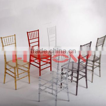 used factory wholesale resin chiavari chair