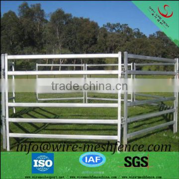 hot dip galvanized powder coat heavy duty cattle corral panels and gate used as round pen