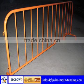 Steel crowd control barrier /Yellow crowd control barrier