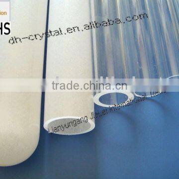 Milkywhite Fire Polished Quartz Glass Tube