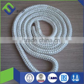 Nylon double braided white rope 5mm made in China
