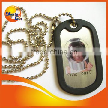 Souvenir Dog Tag with Rubber Covering