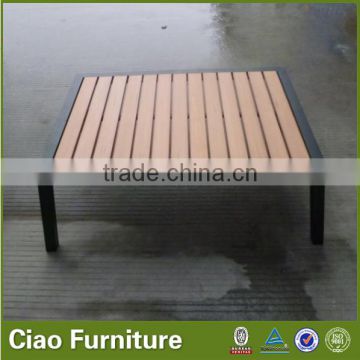Hot sell living room sofa coffee table with plastic wood