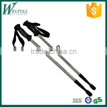 trekking stick, 6061 aluminum, quick internal lock, anti shock, 3 sections SZ15349