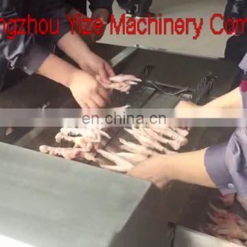Automatic Chicken Duck Feet Cutter Chicken Feet Processing Equipment Line