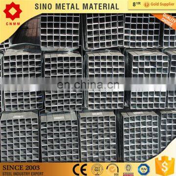 welded gi tube metal 100x100 pre-galvanized hot dip galvanized square and rectangular steel tubing