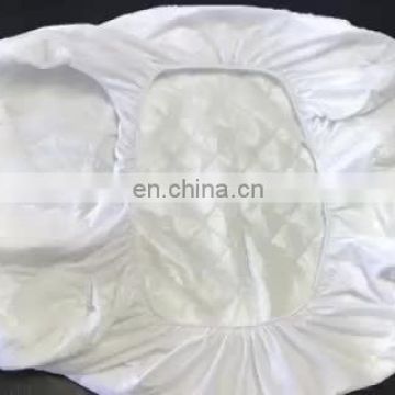 luxury waterproof crib mattress protector bamboo cover fitted with skirt