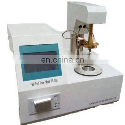 Thermal printer engine oil flash point measuring device