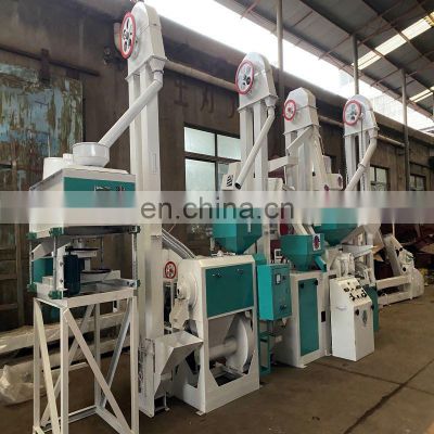 900kg/h rice mill plant milling machinery with destonner rice mill production line
