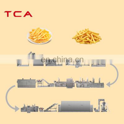 Engineers Available to Service Machinery Overseas Full Automatic Frozen French Fries Production Line Small or Medium