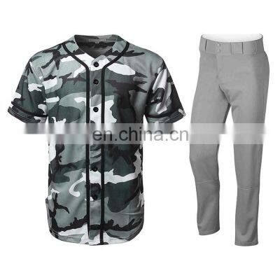 Wholesale Sublimation Printing Sets Men Baseball Jersey Shirt Team Baseball Jersey Custom Design Baseball