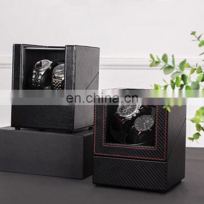 PU Double Watch Winder for Automatic Watches Watch Box 2-0