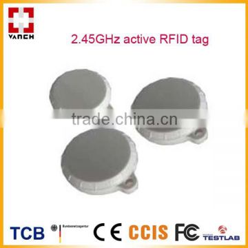 Cheap Asset tracking 80M reading distance 2.45GHz Active RFID TAG