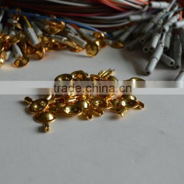cranial nerves researcher used golden plated cup eeg electrodes