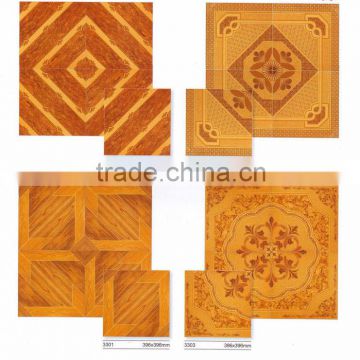 wooden finish Floor Tiles 1X1