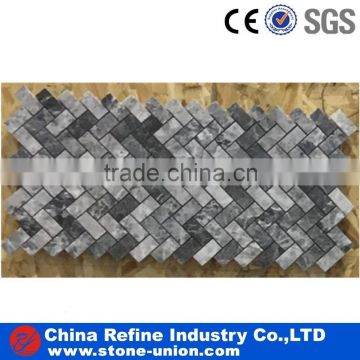 Popular gray marble stone mosaic wall tiles,nature stone indoor wall tiles                        
                                                                                Supplier's Choice