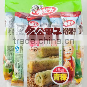 sea weeds flavor 160g Korean multiple grain crispy rolls
