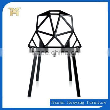 Unique Design Colorful Living Room Furniture PP Plastic Chair/ Polypropylene Chair One