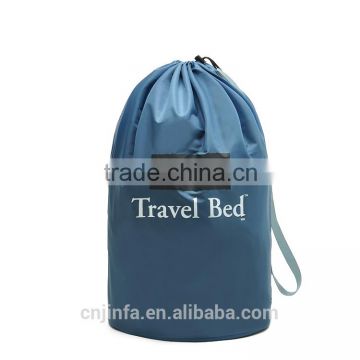 waterproof nylon polyester drawstring bag for travel