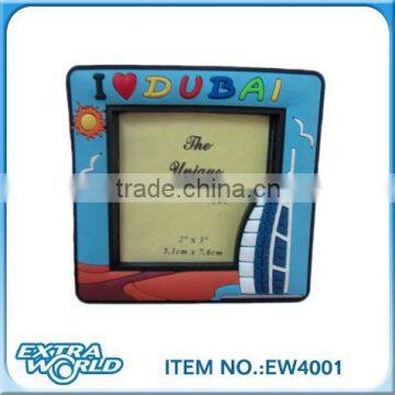 souvenir pvc dubai square photo frame