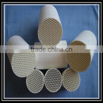 Infrared honeycomb ceramic plate for burner