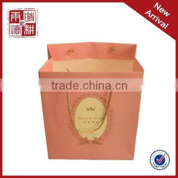 Wholesale gift bags bag recycling pink paper bag
