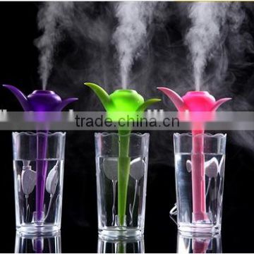 usb mini clover humidifier office air diffuser,perfume humidifier,portable water bottle cool mist humidifier