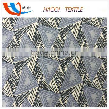 triangle Print pattern cotton rayon fabric