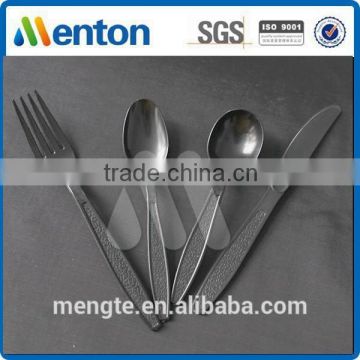 6g black fork knife spoon tea spoon