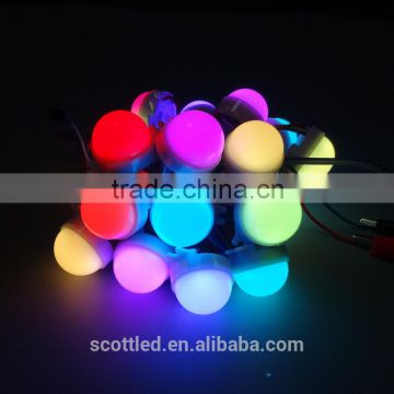 30mm smd 5050 dc12v ws2801 IC Addressable RGB LED dot light